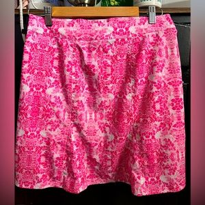Pink floral Rip away Hawaii mini skirt